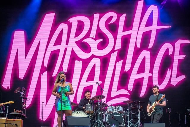 Marsha Wallace on stage