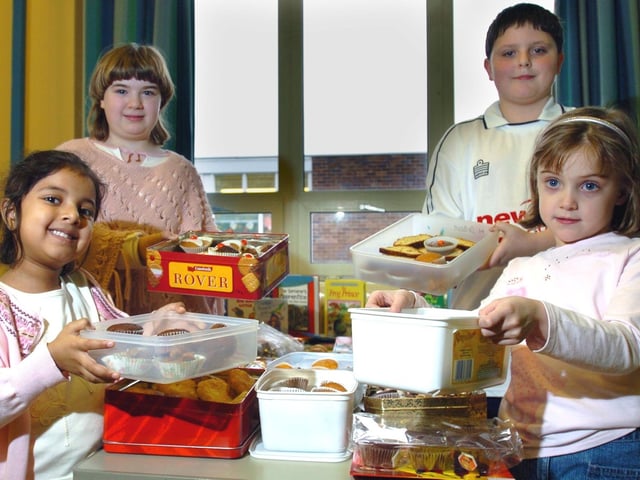 The children of Fulwood and Cadley Primary School had a cake and toy sale and non-uniform day to raise funds for the tsunami victims in 2005