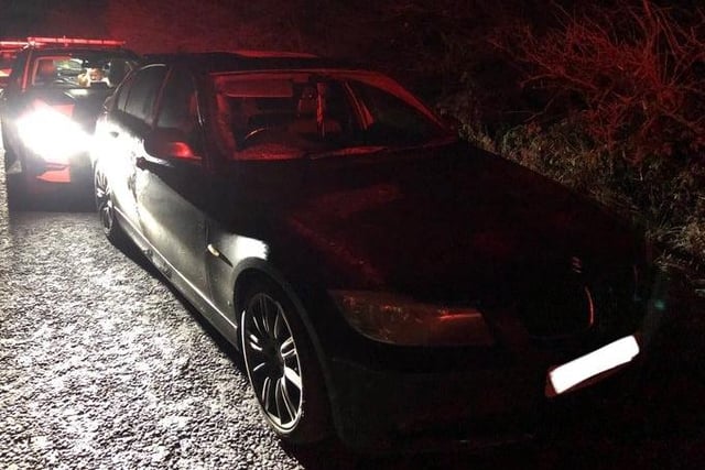 A hotel in Blackpool reported to police that a man had left the hotel drunk intending to drive to Birmingham in this BMW. 
The car was spotted on the M61 at Chorley.
When pulled over, the driver refused to provide a breath sample and didn’t have a valid driving licence. The driver was arrested.