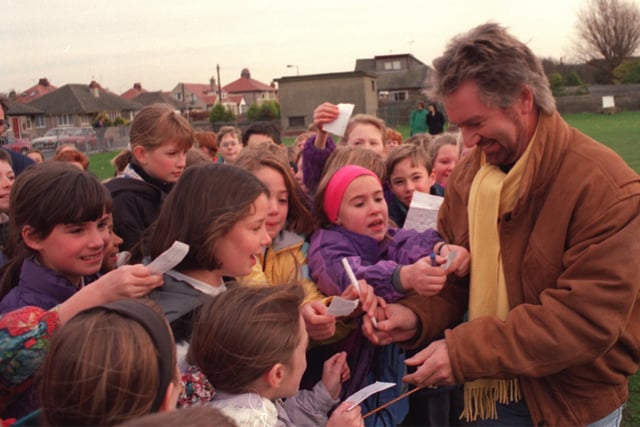 Noel Edmonds visits Morecambe