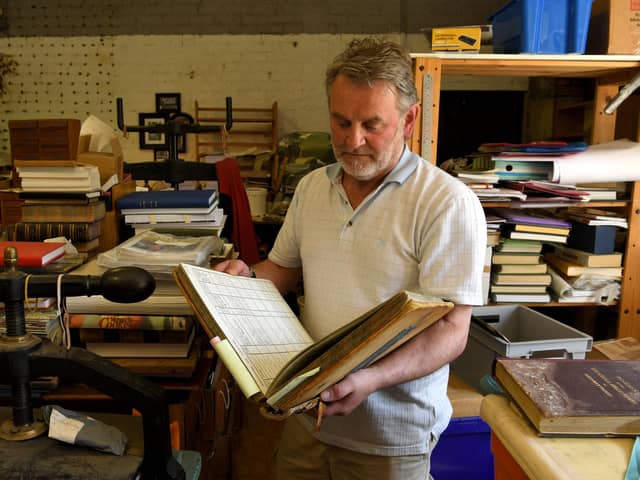 Peter Doyle is keeping the bookbinding craft alive after 46 years in the trade.