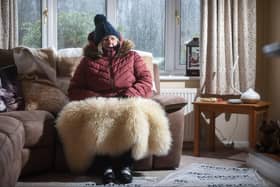 Carole has spent the weekend in a cold house waiting for a plumber to mend her burst.