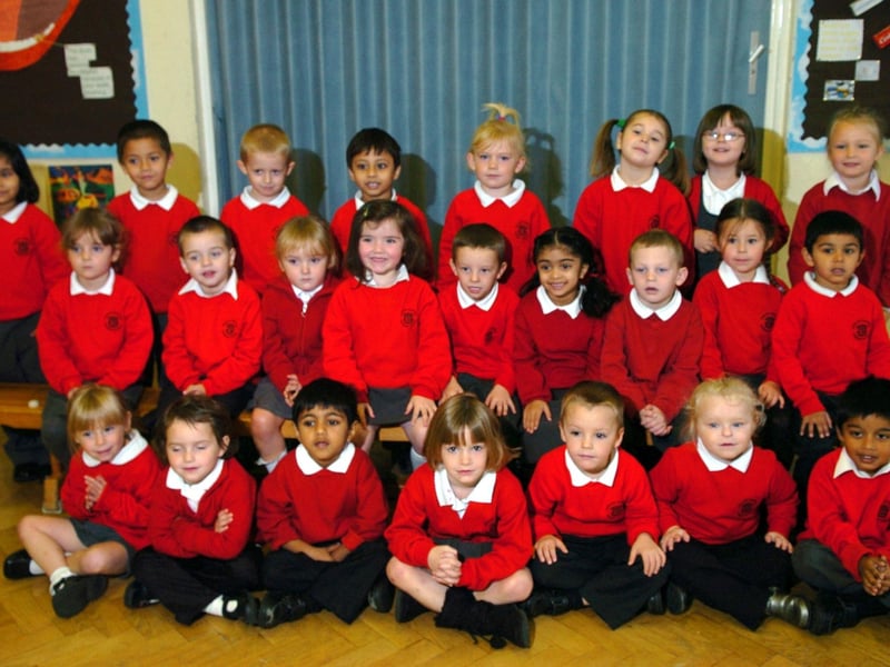 Children in the reception class at English Martyrs Catholic Primary School