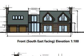Michael Hughes has applied to progress a full application to erect a detached one and a half storey house on land adjacent to Slater’s Farm.
The ground floor would feature a gym, complete with shower and sauna facilities, alongside a games room, bar, lounge, study, and laundry area.