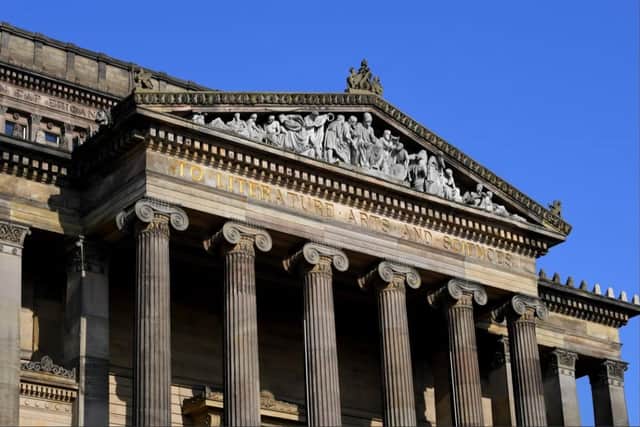 Stonework on the Harris is in need of urgent repair.