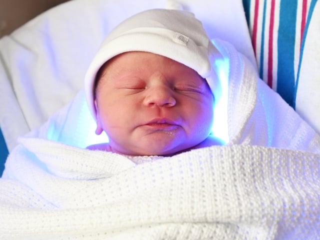 Baby Ollie, born October 11 at 12.09am, weighing 6lb 2oz, to Megan Bond and Connor Brade from Leyland.