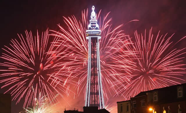 Wales kicked off the World Fireworks Championship in Blackpool on Saturday with a show-stopping display