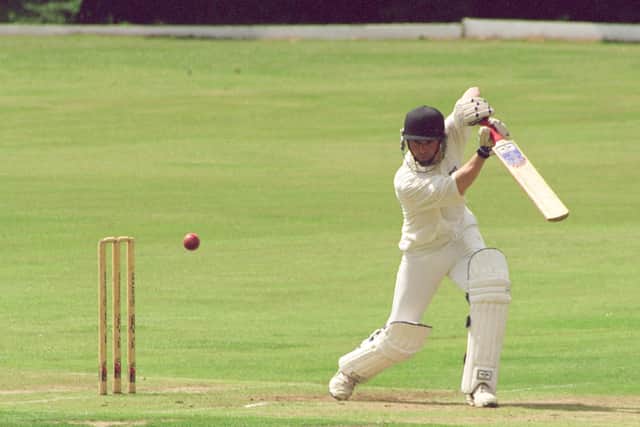 Bobby Denning during his days as an opening batsman for St Annes