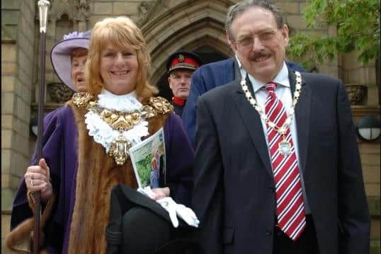 Christine and Norman Abram during her Mayoral year.