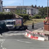 An Army bomb disposal unit was called to Blackpool North Railway Station following reports of a suspicious package on Sunday, July 10