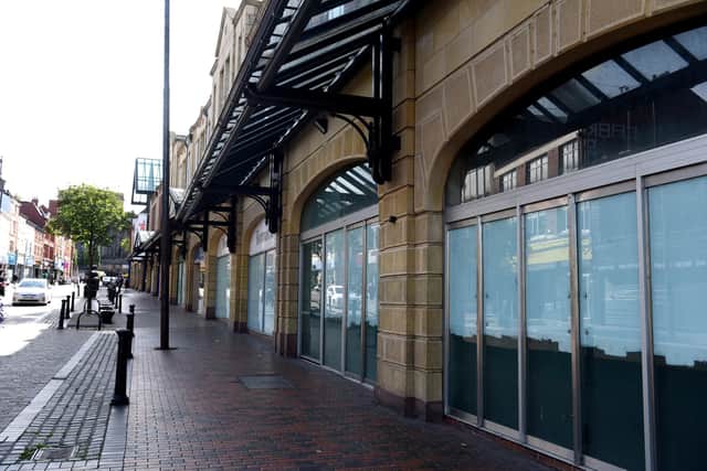 Not a single shop unit is currently occupied on the St. George's Shopping Centre side of Friargate between the junction with Ringway and the entrance to the precinct itself