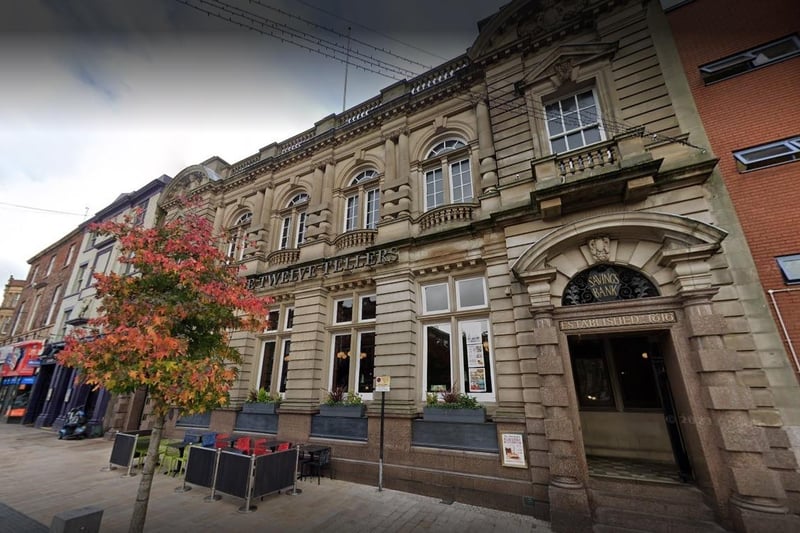 The Twelve Tellers in Church Street, Preston has a 4.0 star rating according to 3,318 reviews on Google