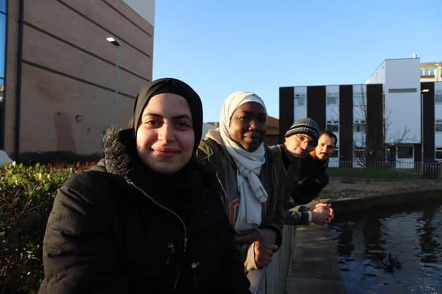 Sana, Dima, Imad and Rabei – four new senior healthcare assistants joining Lancashire Teaching Hospitals NHS Foundation Trust.