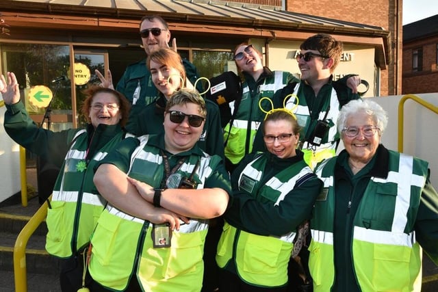 Medical crew on hand to keep walkers safe and well