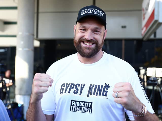 Tyson Fury has revealed the painful story behind his deep voice. (Photo by Chris Hyde/Getty Images)