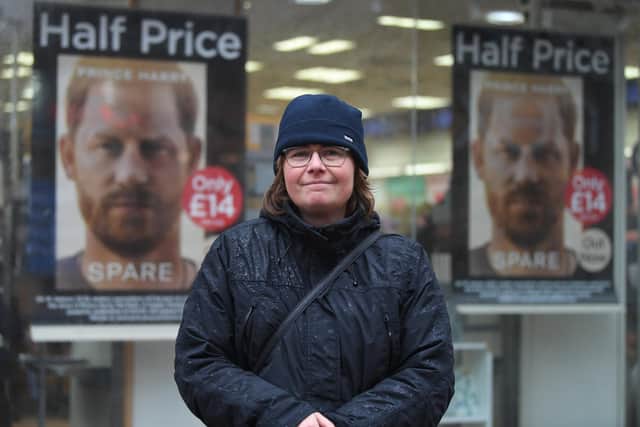 Photo Neil Cross; The Prince Harry book goes on sale in Preston - Deborah Gilliett