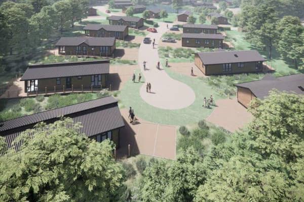 How the lodges on Goosnargh Holiday Village will look (image: FWP Ltd., via Preston City Council planning portal)
