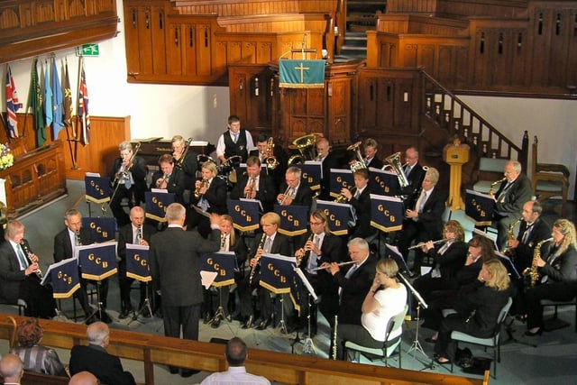 Lytham St Annes GRE Band performing at North Shore Methodist Church back in 2008