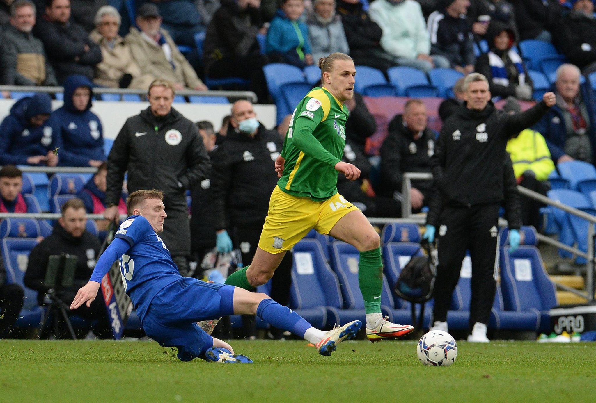 Preston North End midfielder Brad Potts felt his side dropped two points against Cardiff City