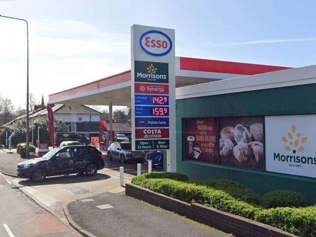 Fulwood Service Station wants to install electric vehicle charging points (image: Google)