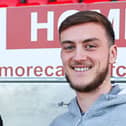 Charlie Brown came close to scoring for Morecambe in midweek Picture: Morecambe FC