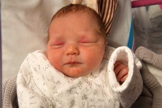 Noah Earlam, born at Royal Preston Hospital, on 6 December, at 11:00, weighing 7lb 5oz, to Laura Earlam, of Leyland