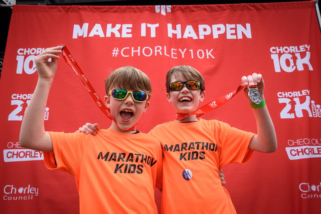 Two 'Marathon Kids' made it happen