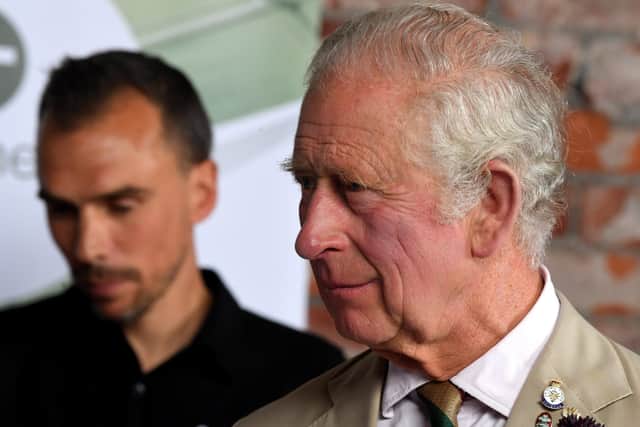 Photo Neil Cross;  Prince of Wales visit to Morecambe Winter Gardens