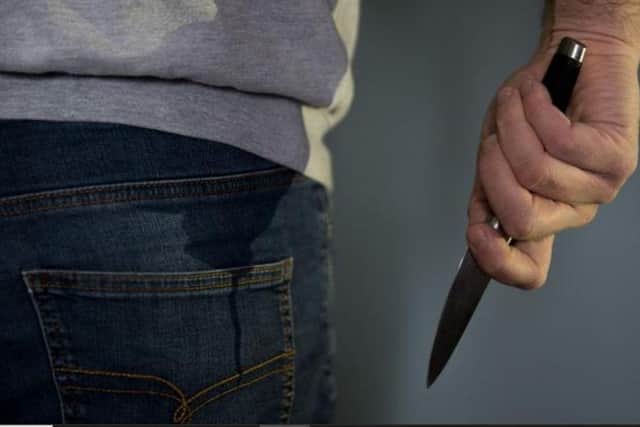 The number of young people admitted to hospital with stab wounds in Nottinghamshire dropped by a third last year, figures show.