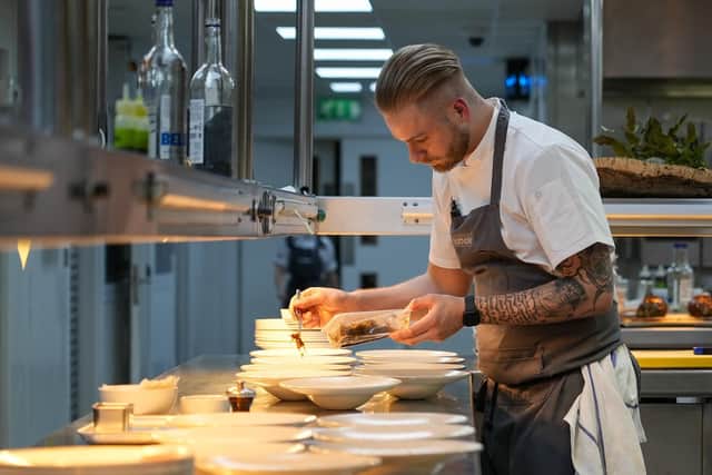 Liam in the kitchen