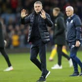 Preston North End manager Ryan Lowe acknowledges the disappointment being voiced by the travelling fans at the final whistle

The EFL Sky Bet Championship - Burnley v Preston North End - Saturday 11th February 2023 - Turf Moor - Burnley