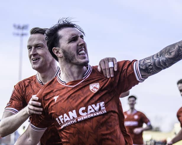 Callum Cooke required hospital treatment after coming down with an infection Picture: Morecambe FC