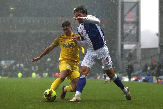 Ben Brereton Diaz seemed to want to stand on the youngest of PNE's back three at the first and soon learned he'd be getting very little from him. Another solid display.