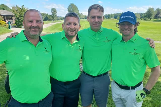 Four firefighters from Lancashire have completed a tough ‘Longest Day’ golf challenge in memory of one of their colleagues - Alastair Cudworth who died from cancer in January 2020. The team, named 'Cuddyshack after their friend, played 72 holes in just one day to raise over £1,170 for Macmillan Cancer Support charity
