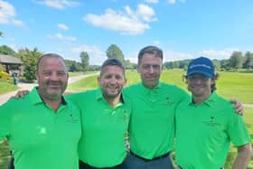 Four firefighters from Lancashire have completed a tough ‘Longest Day’ golf challenge in memory of one of their colleagues - Alastair Cudworth who died from cancer in January 2020. The team, named 'Cuddyshack after their friend, played 72 holes in just one day to raise over £1,170 for Macmillan Cancer Support charity