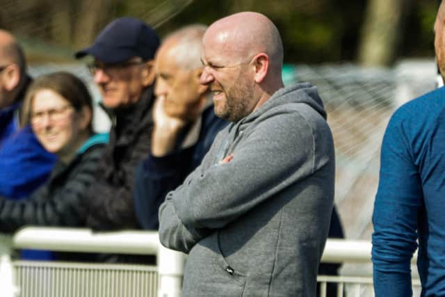 Lancaster City boss Mark Fell is looking forward to their return to action (photo:Phil Dawson)