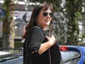 Former prison librarian Sharon Mawdsley at Preston Magistrates Court today (September 8) as she faces seven charges.