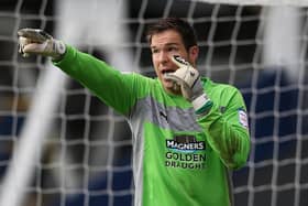 Thorsten Stuckmann in action during the League One between Preston North End and MK Dons in 2012