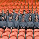 Members of the Blackpool FC Community Trust team whose efforts saw Blackpool named the EFL's North West Community Club of the season