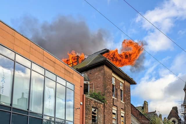 Lancashire Fire and Rescue Service said the cause of the blaze is not believed to be suspicious. Picture by John Swindells