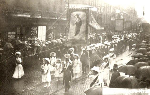 Whit Walks, Preston. St. Walburge's Church Procession