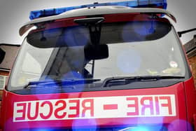 Firefighters were called out to a car on fire in a village near Heysham.