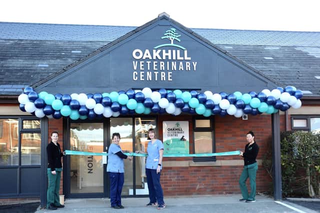 A new Oakhill Veterinary Centre has opened in Fulwood. Centre: Directors Judith Lee and Lisa Steinhage at the official opening