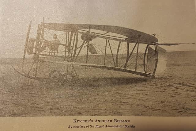 Kitchen's Annular Biplane by courtesy of the Royal Aeronautical Society.
