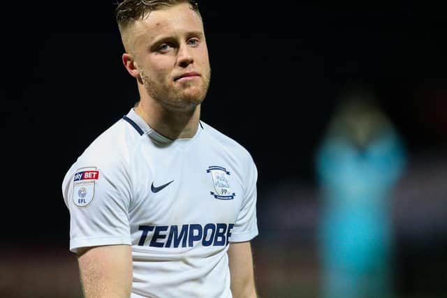 Kevin O'Connor in action for PNE