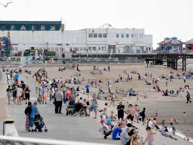Another scorcher when people packed to Blackpool's fabulous beach in 2019