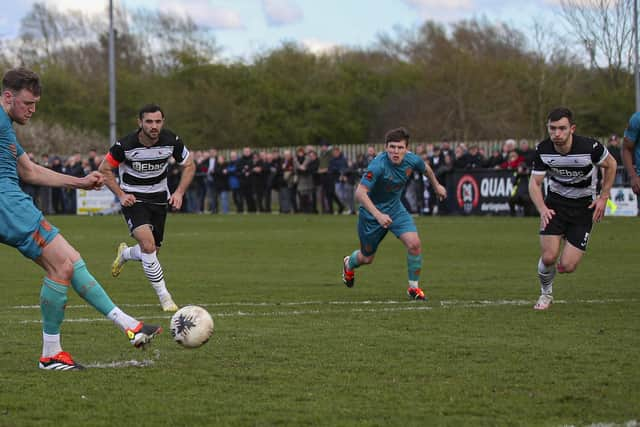 Jack Sampson scores from the spot (photo:David Airey/dia_images)