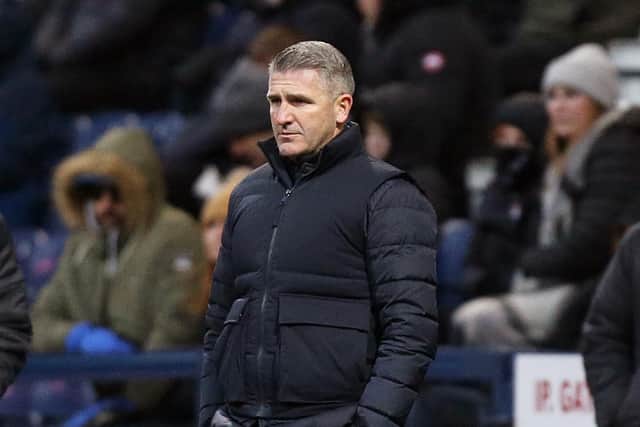 Preston North End manager Ryan Lowe at Deepdale