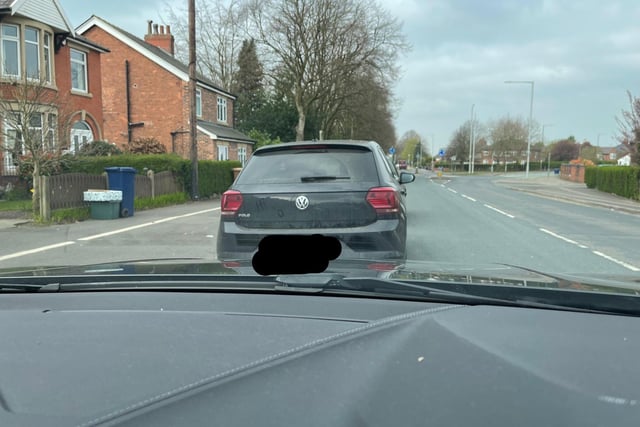 This vehicle stopped in Leyland after driver contravened a red Traffic light. 
Driver had borrowed the car and wasn’t insured. 
Vehicle seized and driver reported.