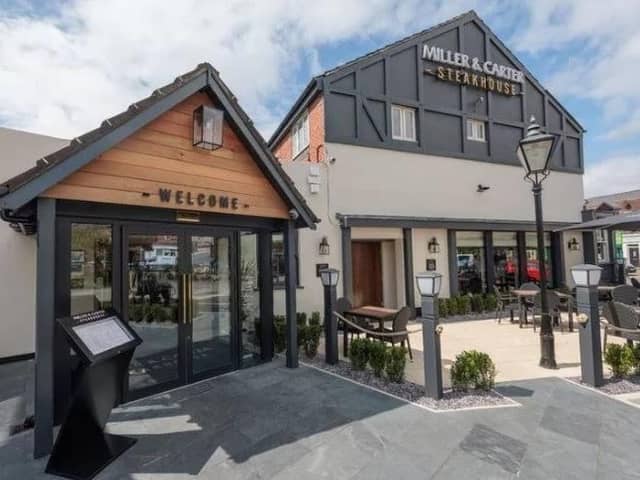 What the new Miller & Carter restaurant look like when it opens at the Eastway Retail Hub, Fulwood